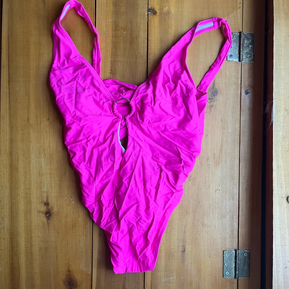Hot Pink One-Piece Swimsuit